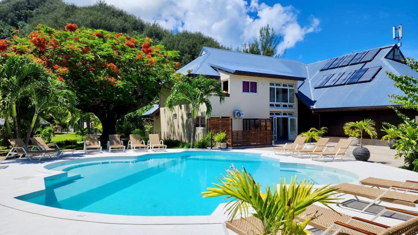 Hotel Hibiscus Papetoai Eksteriør bilde